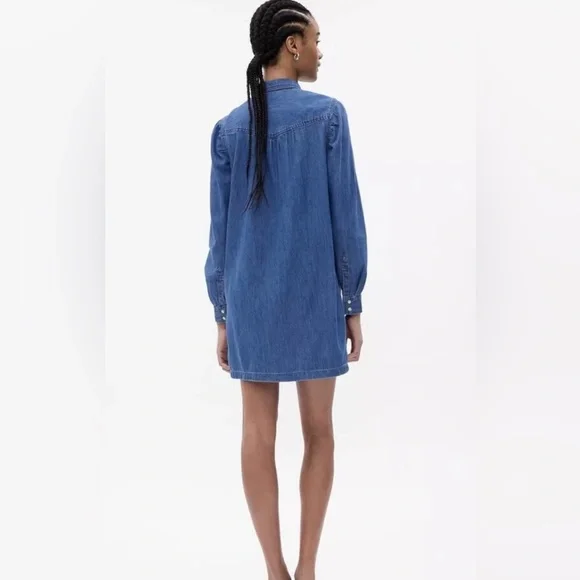 GAP Western Denim Mini Dress - Picture 3 of 10